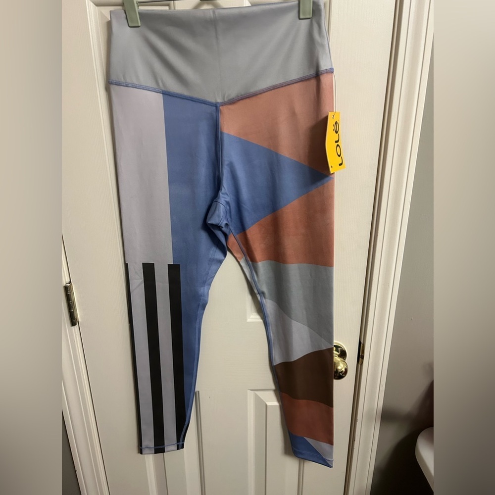 Lole Colorblock Burst Leggings‎ Size Medium New